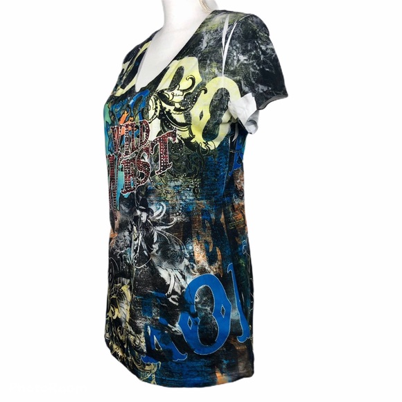 GraphIc Rodeo Tee by BIG BANG USA Sz Med - Picture 4 of 8